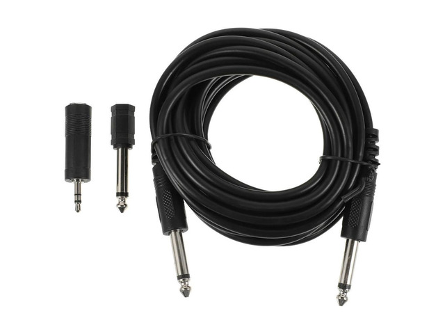 1Set Guitar Instrument Cable Professional Spiral Braided Noise-Reduction Fast Signal Transmission Electric Guitar Bass
