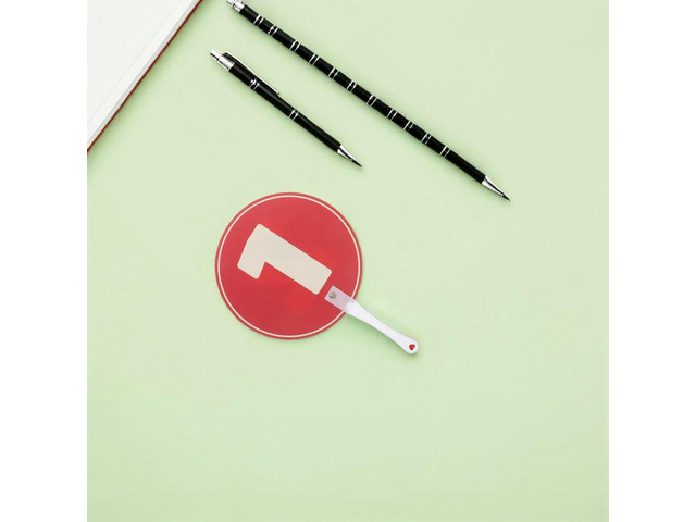 2Pcs Kindergarten Answer Paddle Classroom Teaching Aids Interactive Math Manipulatives Number Counting Blocks Handheld Voting
