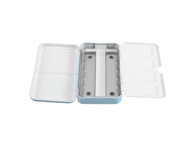 Empty l Tins Box Watercolor Paint Solid Pigment Case Compact Travel Paint Palette Organizer