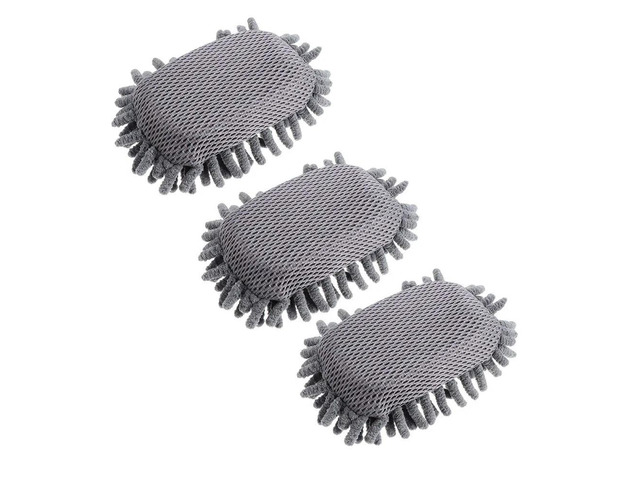 3Pcs High-Performance Chenille Whiteboard Eraser Works Well on White Black Boards Glass Surfaces School Board Cleaner Dust-Free