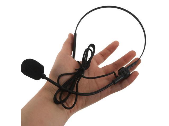 Professional Wired Lavalier Microphone Necklace Style Handsfree Hanging Mic for Teachers Tour Guides Fitness Instructors