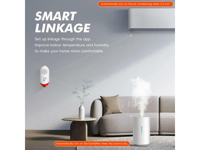 Temperature And Humidity Sensor Furnishing Temperature and Humidity Detector ligent Temperature Humidity Alarm