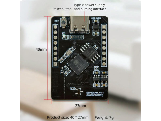 ESP32-S3-CAM Camera Module Type-C ESP32 Serial to and Blue-tooth Development Board Supports OV2640 OV5640
