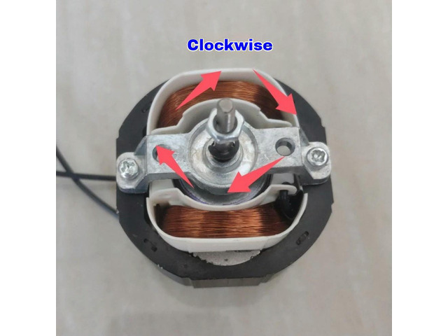 YJ58-20 220V Shaded-pole Asynchronous Motor 26W Clockwise Rotate Motor AC Motor Warm Air Blower Accessories
