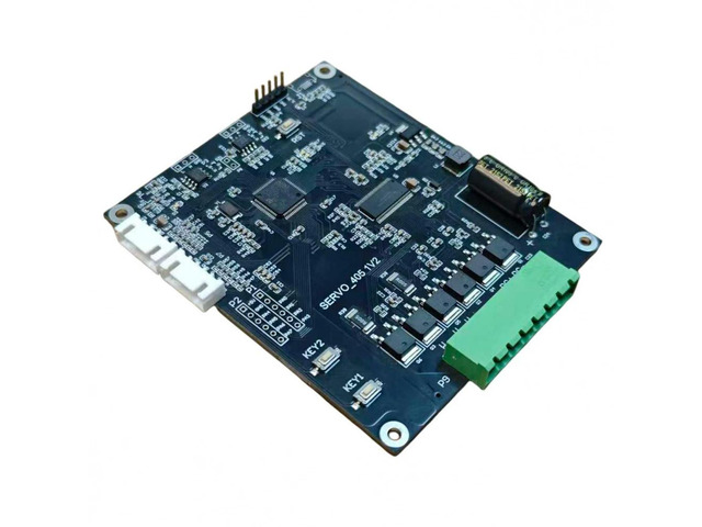 Servo Motor Driver Board BLDC PMSM FOC Support ABZ Encoder Hall CAN RS485 DC18-48V 10A Motor Development Board STM32F405 DRV8301
