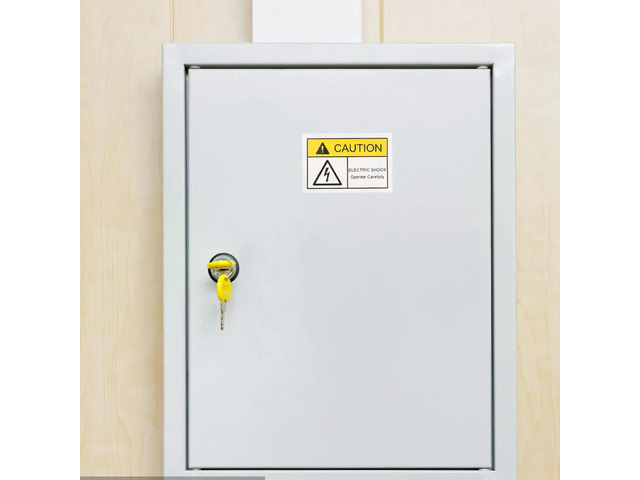 10Pcs High Voltage Warning els Vinyl Electrical Hazard Stickers Strong Adhesion Easy Peel Apply for Outdoor Indoor l