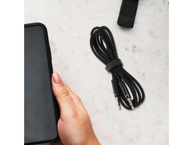 4Pcs 3.5mm Male to Male Stereo Audio Cable Nylon Braided Auxiliary Cord for Car Home Laptop phone High-Fidelity Sound