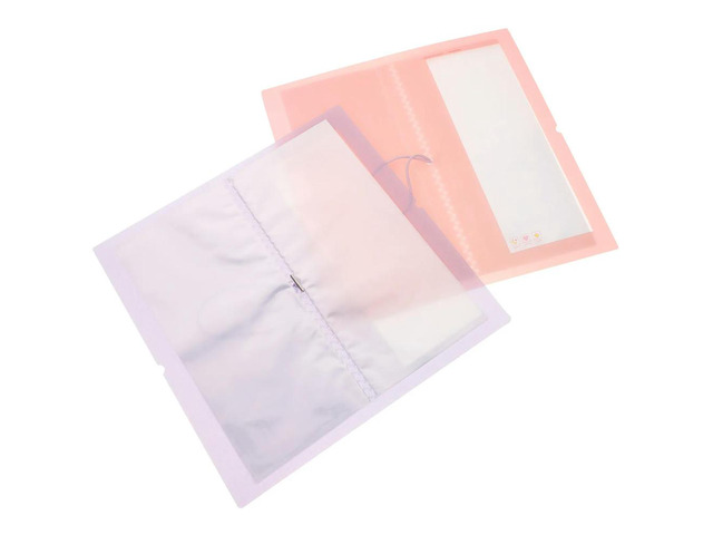 2Pcs Clear Sticker Organizer Book Lightweight Decals Album for Collecting Displaying and Gifting Students