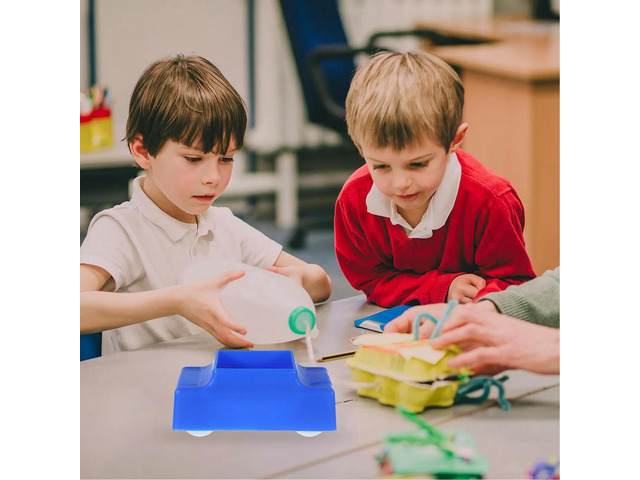 2Pcs Plastic Mechanics Trolley High-Durability Physics Teaching Aid for Classroom Experiments and Student Learning Educational