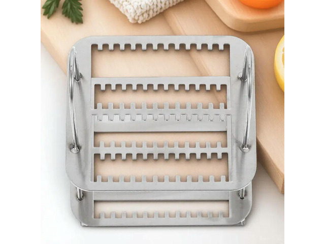 26 Positions Stainless Steel Microscope Slides Holder Glass Slides Rack Staining Rack oratory Organizer