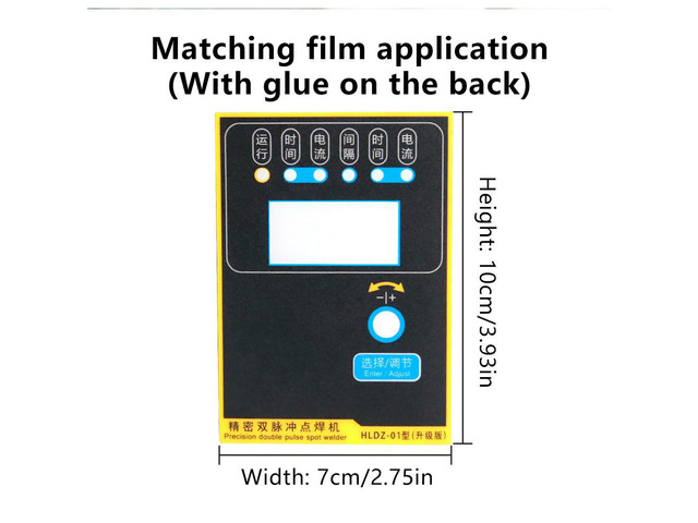41A Double Pulse Spot Welding Control Board Time and Current Adjustable LED Digital Display Spot Welder Control Board Kit