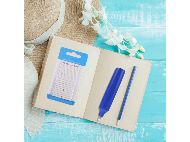 100Pcs Electric Eraser Cores Refills for Students Eraser Replacement Accessory for School Classroom Goody Bags Prize Bins