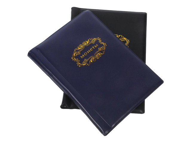 2Pcs Coin Collectors Album PU PVC Material 120 Pockets Coin Organizer Collecting Book Money Collection Album