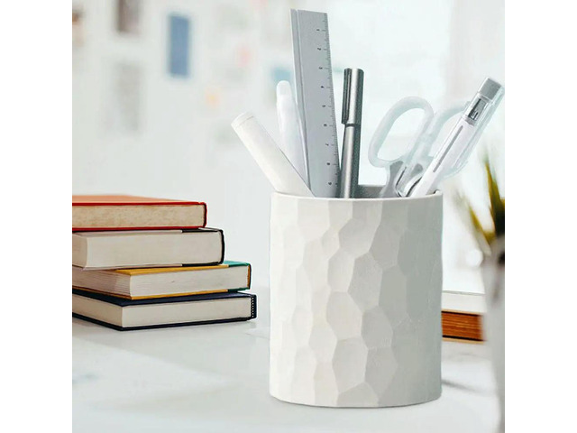 Large Capacity Silicone Pen Holder Pen Box Multifunction Students Stationery Organizer Home Office Use