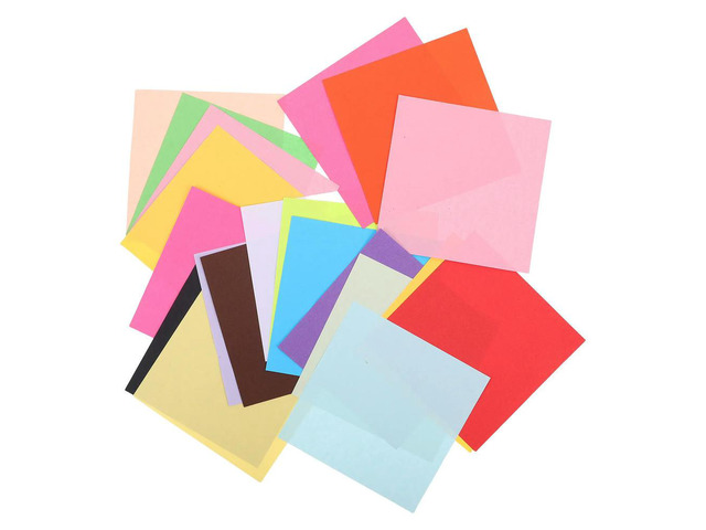 200Pcs Vibrant Origami Craft Paper for DIY Folding Cutting Art Projects Focus Enhancement Parent Interaction Learning