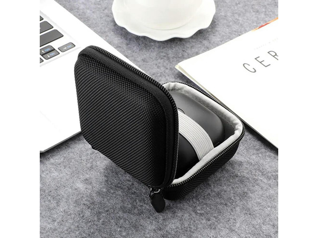 1Pcs Earphone Case Hard Shell Protective Box Shockproof Carrying Bag Compatible for Headphone