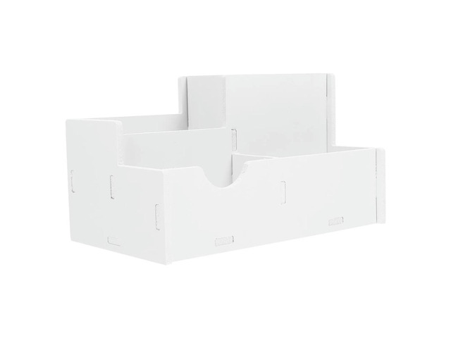 1Pcs Functional Pen Holder Desktop Organizer with Multiple Compartments Premium PVC Material Small Footprint Neat Workspace