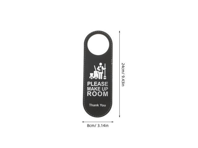 4Pcs Hotel Door Hanger Sign Double Side Do Not Disturb Make Up Room Sign Door Signs for Hotel Use Do Not Disturb Signs