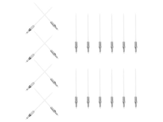 100Pcs l Marker Nibs Dual-Tip Replacement Tips for Smooth Ink Flow Fine Detail Art Projects Calligraphy Pen Accessories