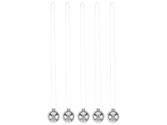 5Pcs Stainless Steel Cradle Pendulum Balls 18Mm Precision Physics Experiment Tool Desktop Decoration