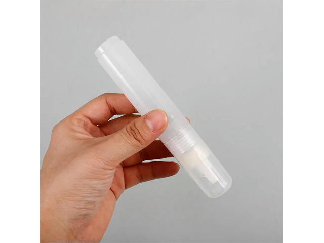 4Pcs Refille Empty Paint Markers Clear Barrel Flat Tip 10Mm Versatile Liquid Chalk Markers for Classroom Office Art Studio