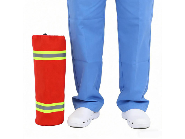 6.8L Firefighter Air Tank Protective Sleeve Flame Retardant Cover with Reflective Stripe for Breathing Apparatus Safety
