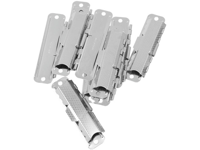 10Pcs Exquisite l Binder Clips High Grade Office File Clamps for Papers Documents Bills Menu Organizing Clean Desktop