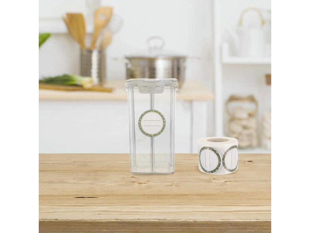 1 Roll 1.97 Inch Writable Blank el Stickers for Mason Jars Reusable Washable Canning els for Spice Jars Essential Oil