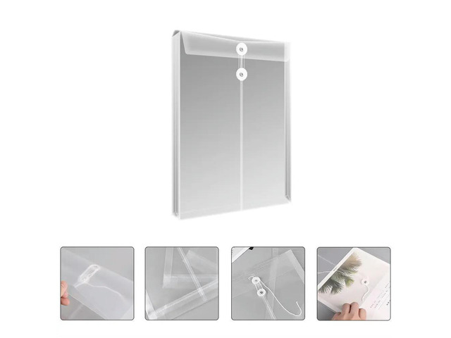 10Pcs File Bag Premium Water-Resistant Document Organizer for Office School Home Use Large Capacity File Pouch