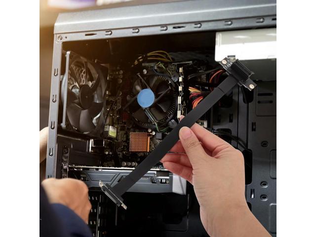 Pci-E 3.0 Riser Cable 20Cm High Performance Stable Data Transmission Pcie Ribbon Extension Port Adapter for GPU Computer Part