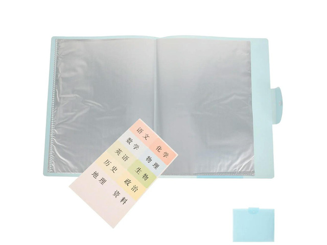 A3 Examination Paper Folder Transparent Receipt Organizer Documents Holder Bills Coupons Folder Desktop Tidy File