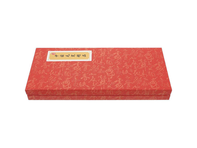 Premium Calligraphy Brush Box Chinese Design Space Saving Lid Closure Brush Organizer for Kids Friends Family Colleagues