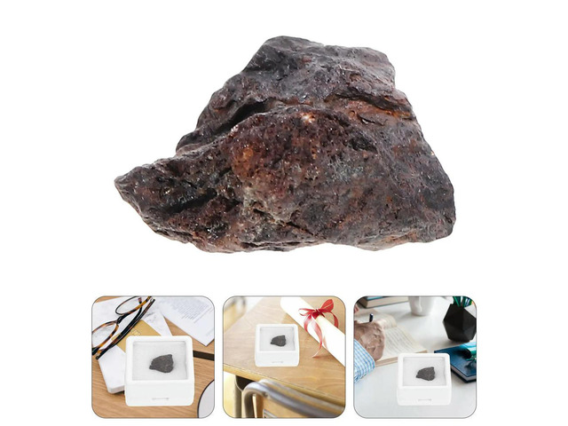 Meteorite Specimen Lithosiderite Irregular Shape Science Teaching Tool Educational Material Desktop Ornament Natural Meteorite