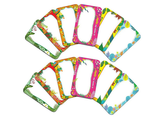 1 Roll Blank Sticker els Self-Adhesive Name Tags for Gifts Jars Containers Name Tag el Stickers for Home Use