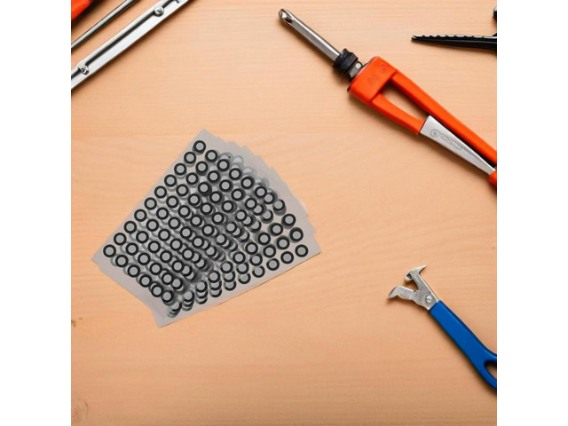 10 Sheets 3D Scanning Marker Dots High Precision Reflective Film Motion Capture Reference Point Stickers for Alignment Vr
