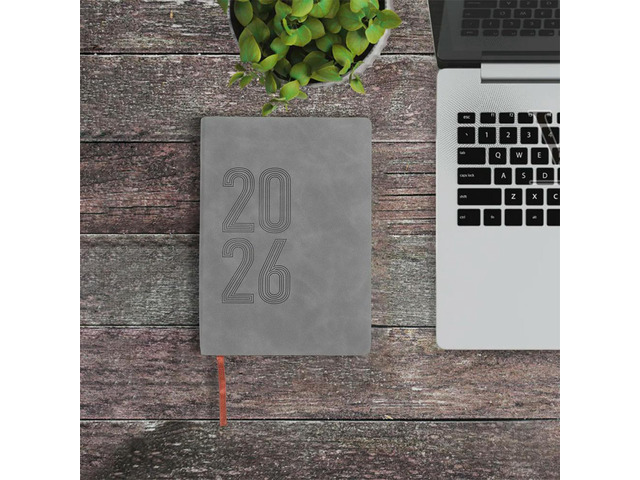 2026 Planner A5 Notebook Soft Cover PU Weekly Daily Monthly Calendar Habit Tracker Appointment Book Home Office Organizer 12