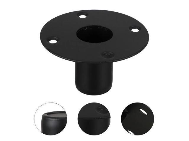2Pcs Stage Speaker Stand Base Iron Flat Bracket 4.24x2.36 Adjustable Mounting Plate Stable l Speaker Mount Professional