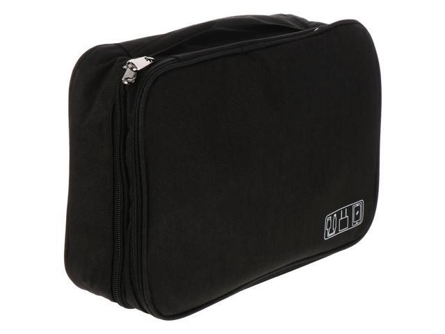1Pcs Waterproof Earphone Bag Multipurpose Three-Layer Organizer for Headphones Data Cables U Disk Charger Travel