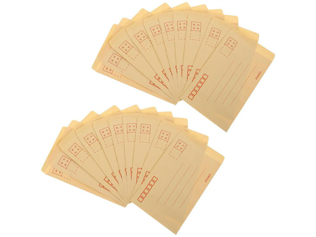 200Pcs Yellow Kraft Envelopes Premium Brown Paper Self-Adhesive Blank Envelopes for Gifts Thank You Notes Office