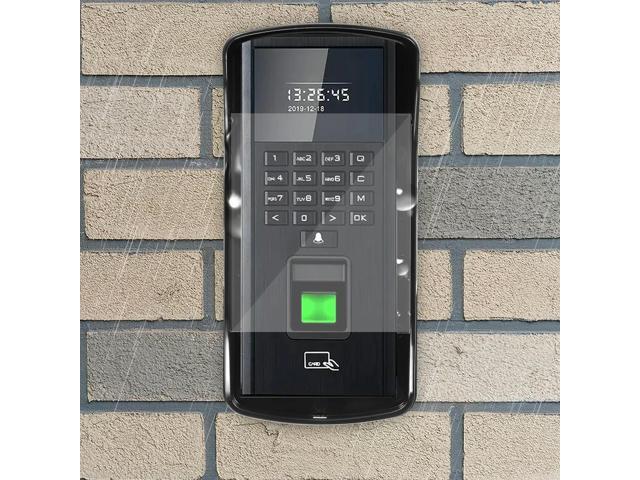 Acrylic Weatherproof Cover for Face Recognition Attendance Machine Clear Front Doorbell Protector Outdoor Use Sturdy Material