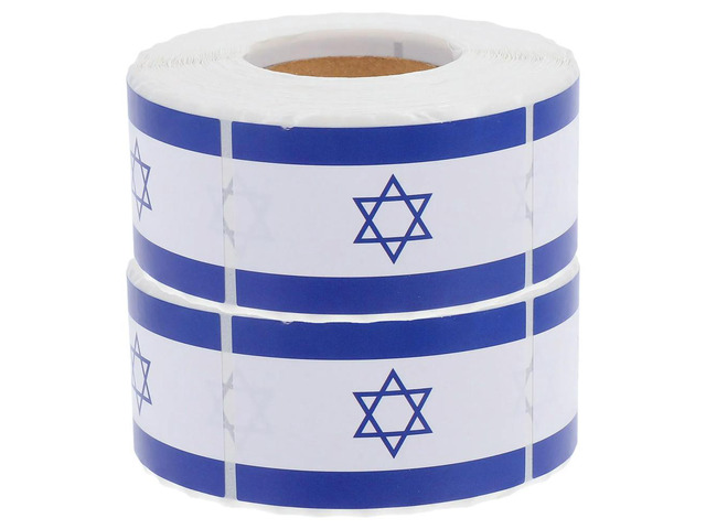 2 Rolls Flag els Stickers Self Adhesive Decal 50x30mm Precise Detail Waterproof Package eling Scrapbooking Notebook