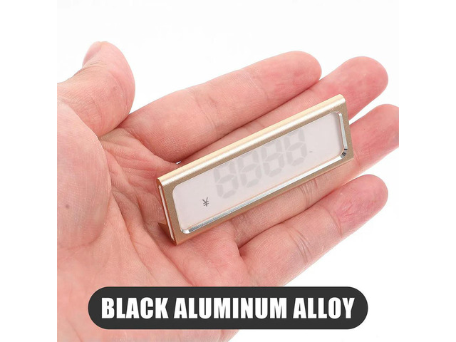 3Pcs Price Display Stand Alloy el Holders Reusable Sign Holder for Shop Counter Retail Jewelry Cake Store el Holder