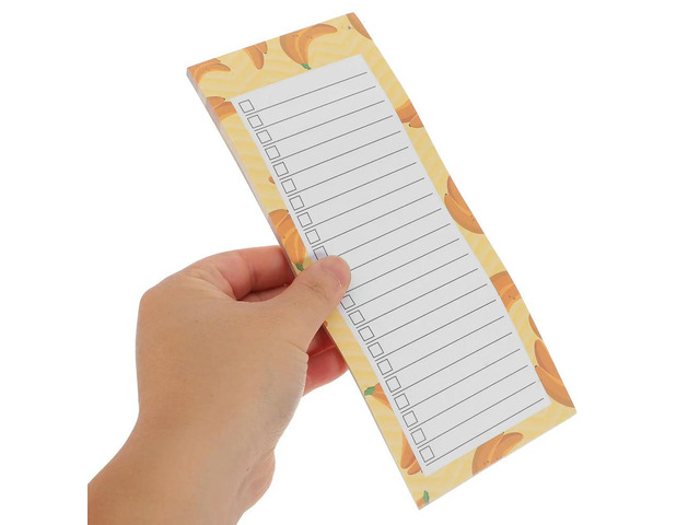4Pcs Magnetic Grocery List Notepads Tear Off Design for Refrigerator Kitchen Office Fridge Notepad Memo Pads Shopping List