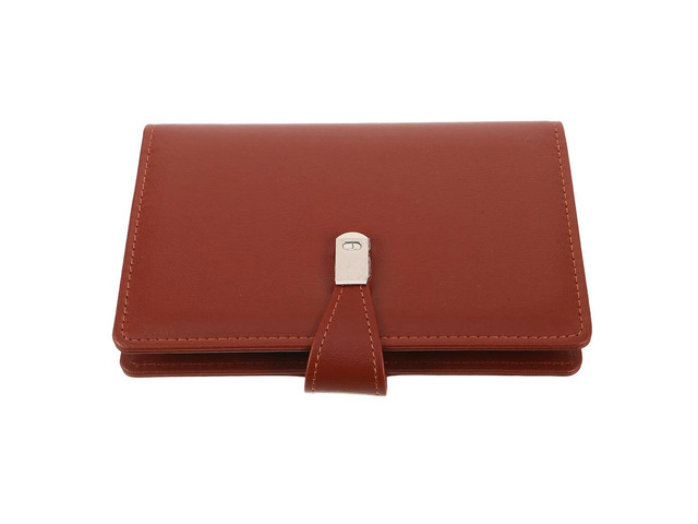 Slim Business Card Holder Case PU Multi-Layer Credit Card Binder Organizer for Office Travel Name Cards Folder