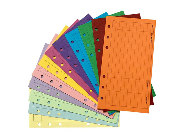 12Pcs Paper Cash Budget Planner Expense Tracking Sheet Money Organizer Personal Use