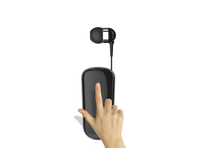1Set Earphone Professional Clip-on Earbud Sweatproof Lightweight Bass Boost Sports Earphone for Daily Commute