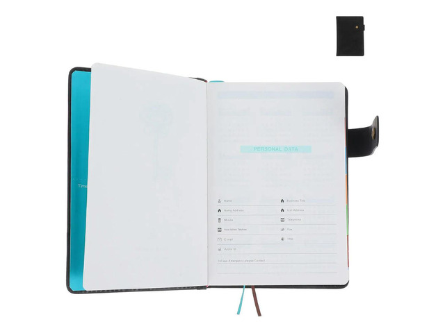 Daily Planner 2025 Monthly Weekly Notepad Elegant Design Reliable Thick Paper Lightweight Desk Planner for Students
