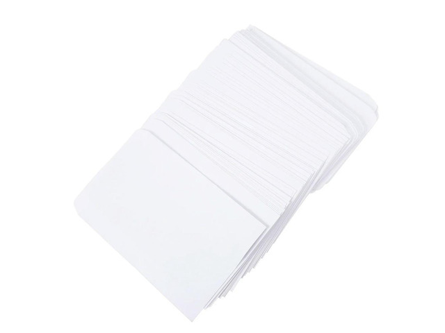 100Pcs Premium Thick Paper Envelopes for Cash Bills Documents Term Papers Receipts Use At School Office Park Train