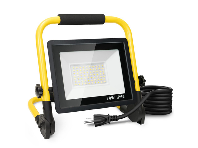 10000LM Portable LED Work Light, IP66 Waterproof for Garage Portable 10000LM LED flood light, IP66 waterproof & durable. Brightens dark garages,...