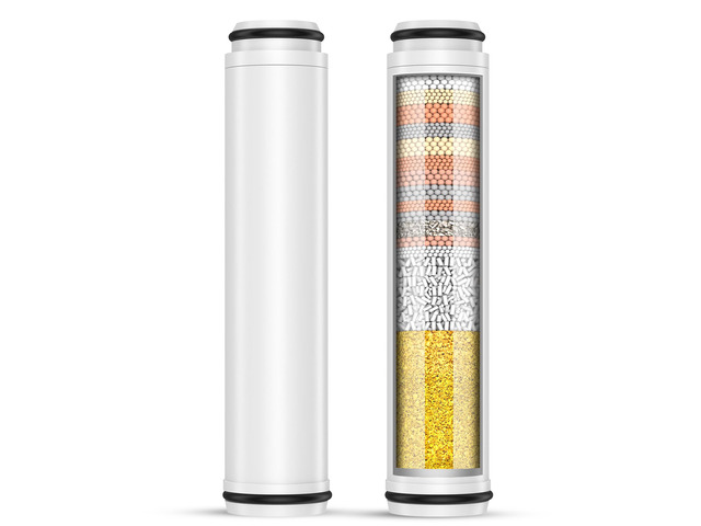 Shower Filter for Handheld Shower Head, 2 PCS Replacement Filters 15 Stage Filters for Hard Water, Remove Chlorine & Harmful Substances, 2 Filters